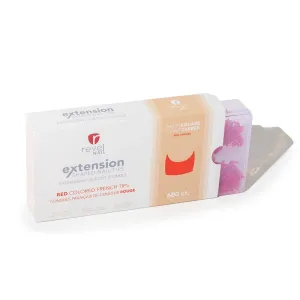 Red French Nail tips | Nail Extensions