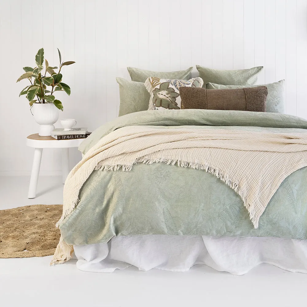 Rhodes Rectangle Cushion - Almond