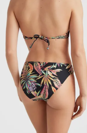 Rita Bikini Hose | Black Tropical Flower