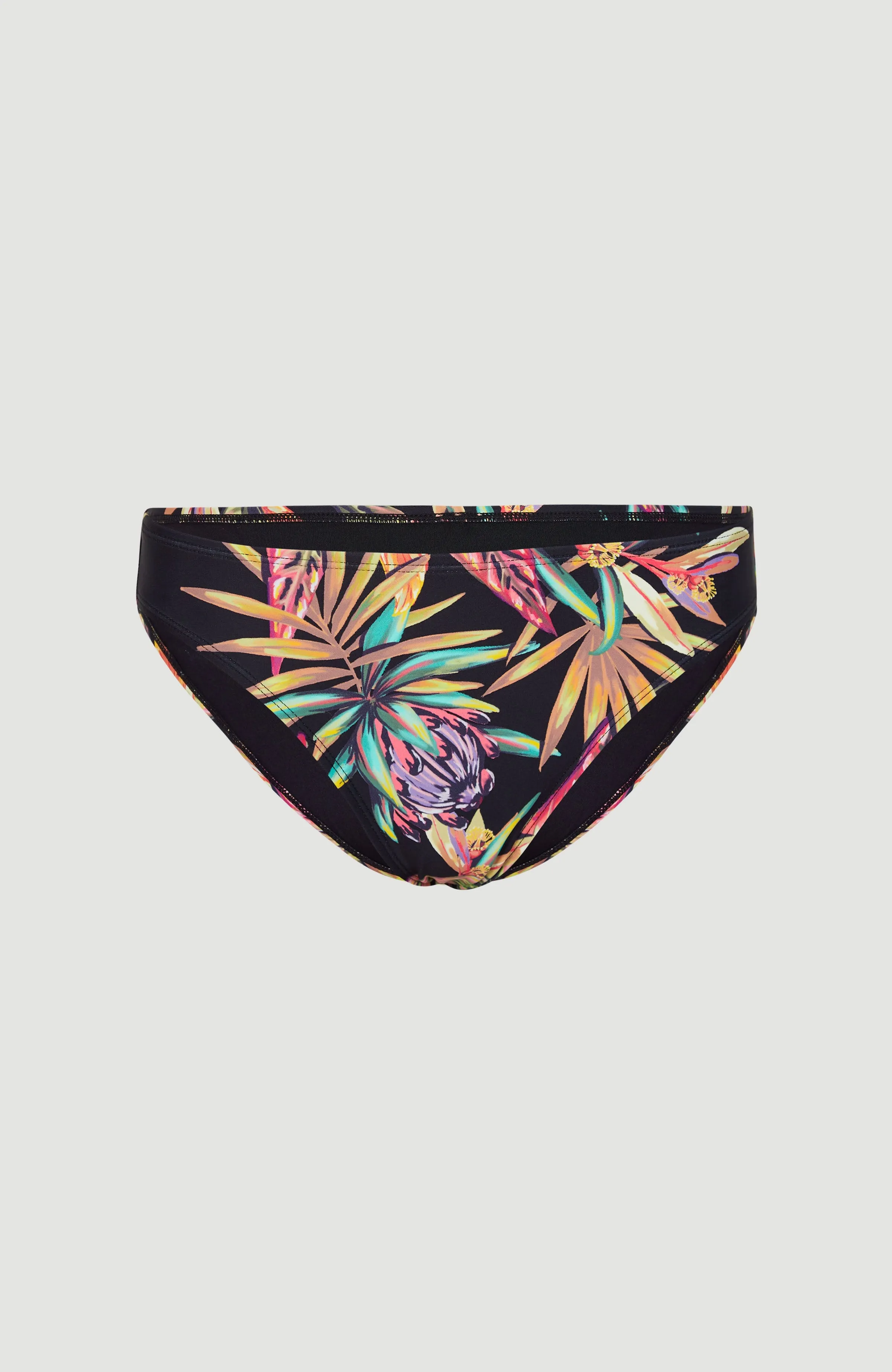 Rita Bikini Hose | Black Tropical Flower