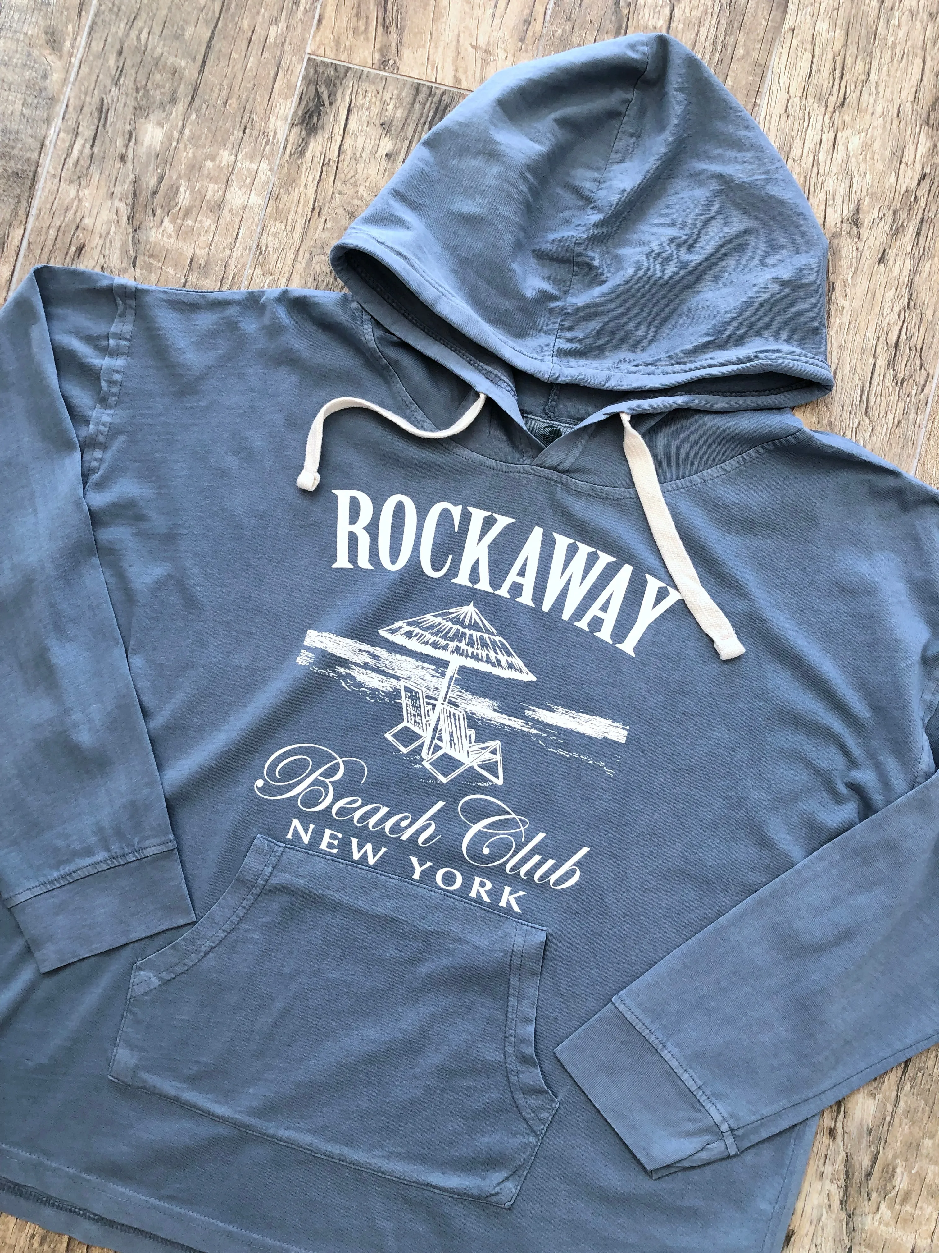 Rockaway Hooded Tee - Jean