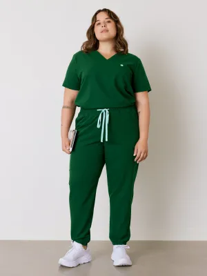 ROSIE RE-GARDE™ - VERT EDEN - Jogger Scrub Pants - SILVADUR™||ROSIE RE-GARDE™ - VERT EDEN - Pantalon Jogger - SILVADUR™