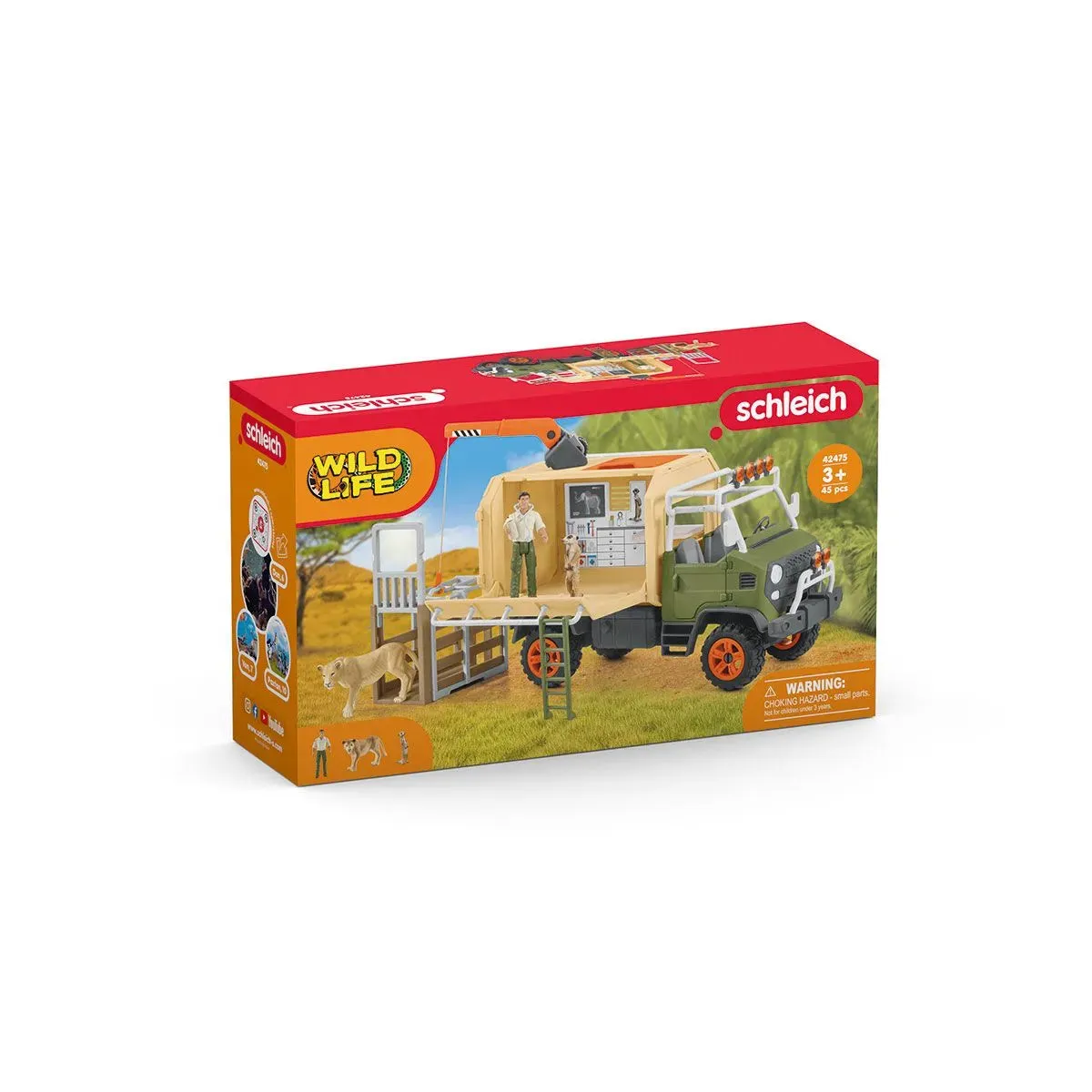 Schleich Wild Life: Animal Rescue Large Truck