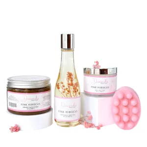 Self Care Set- Pink Hibiscus