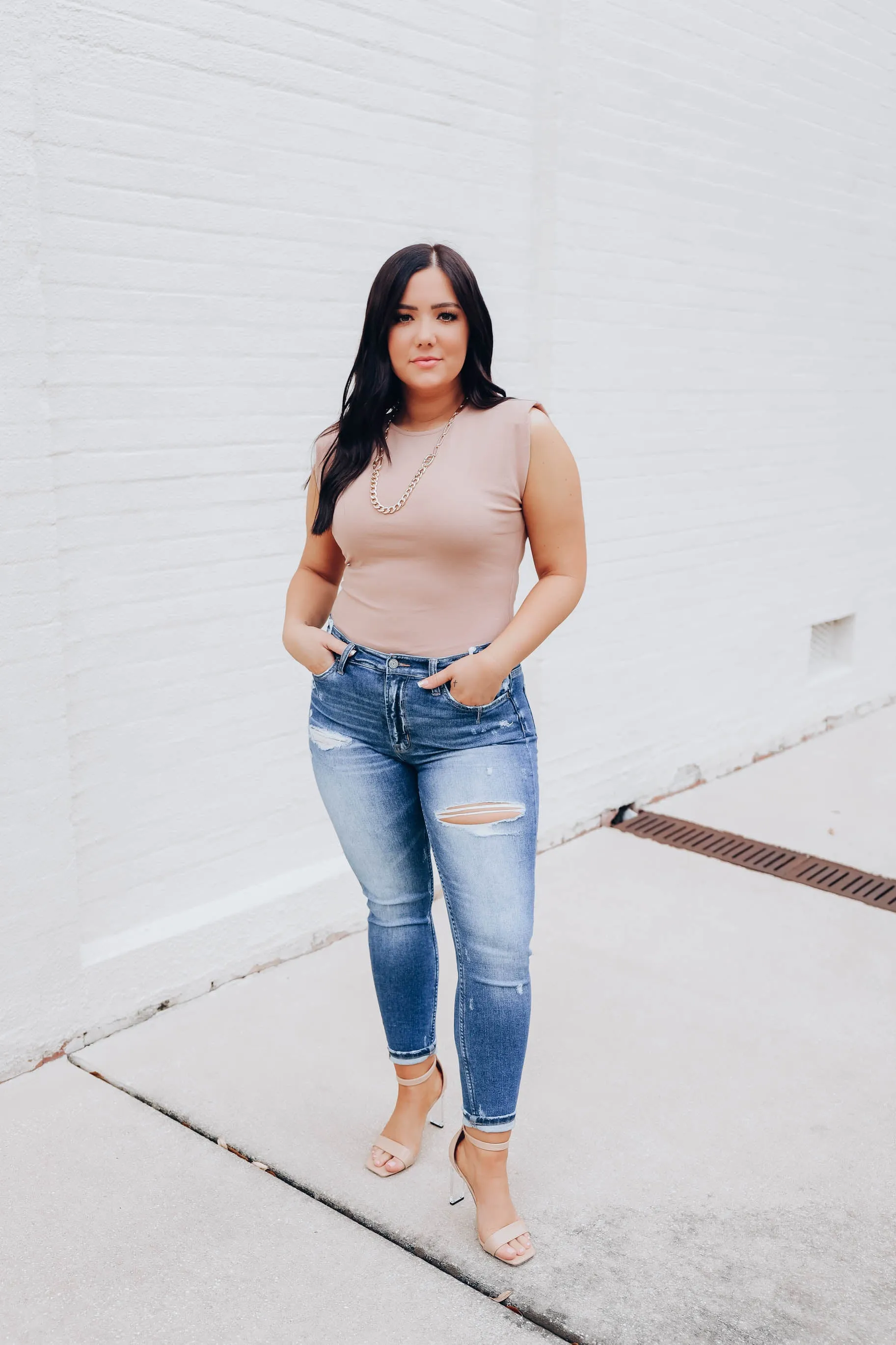 Shalimar Bodysuit - Beige
