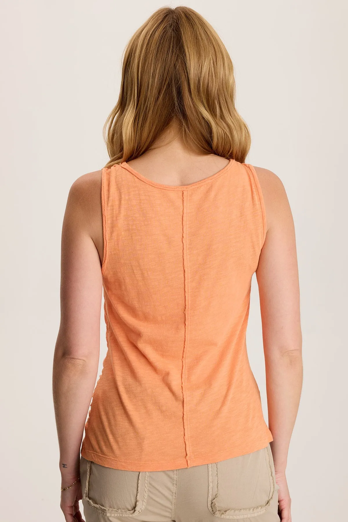 Sherwin Scoop Neck Cinchable Tank