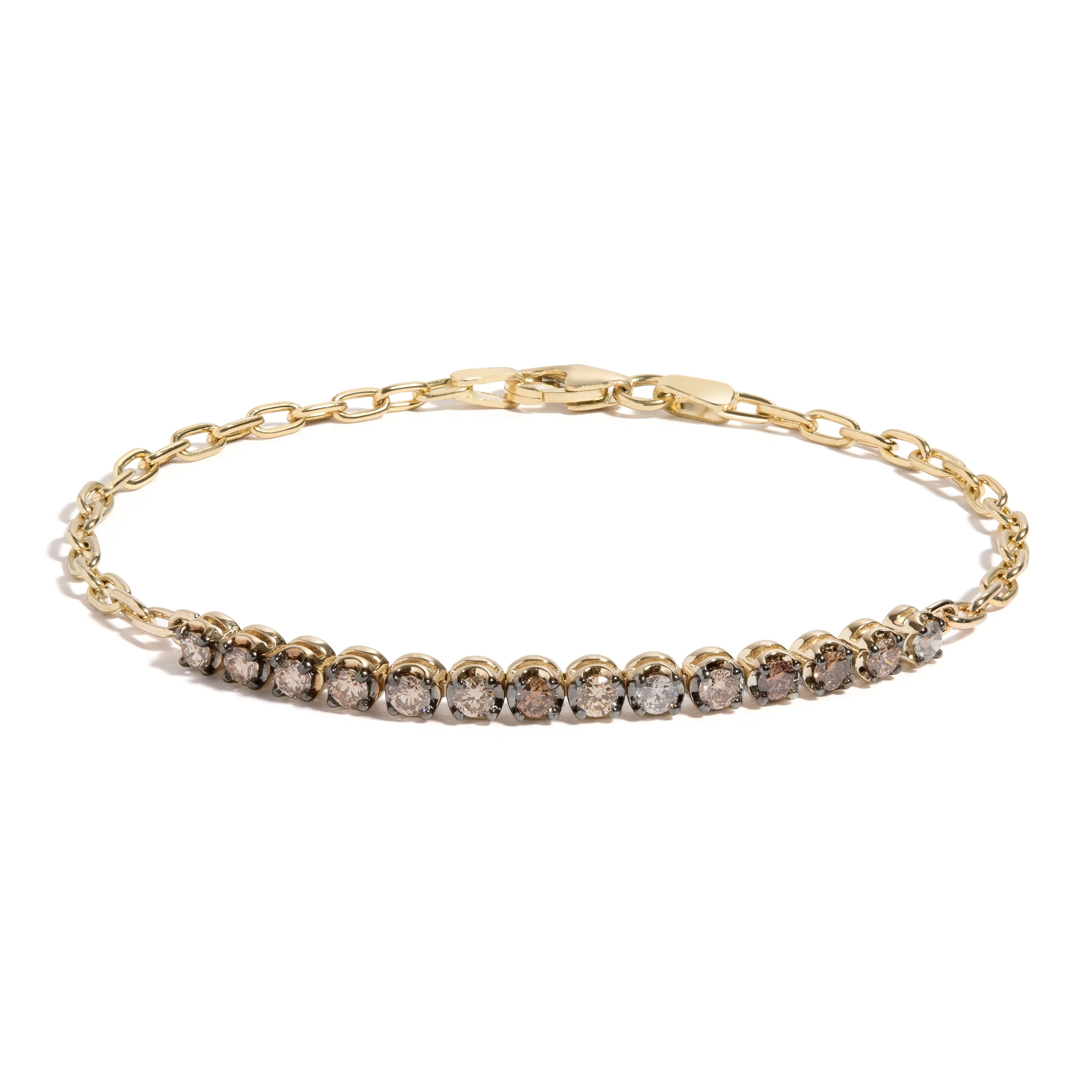 Simone Partial Tennis Bracelet - Terra Incognita