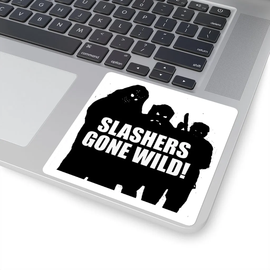 Slashers Gone Wild Square Stickers