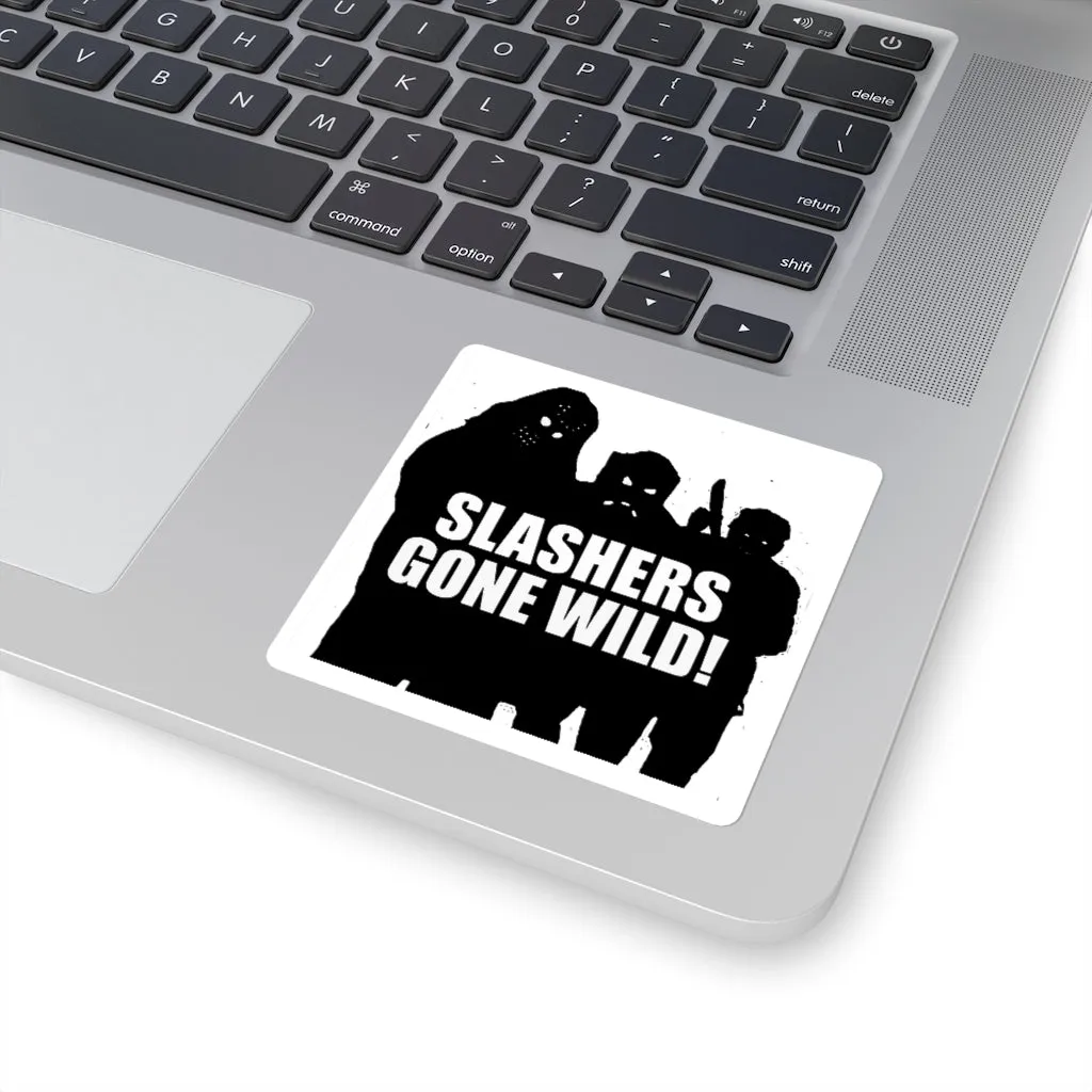 Slashers Gone Wild Square Stickers