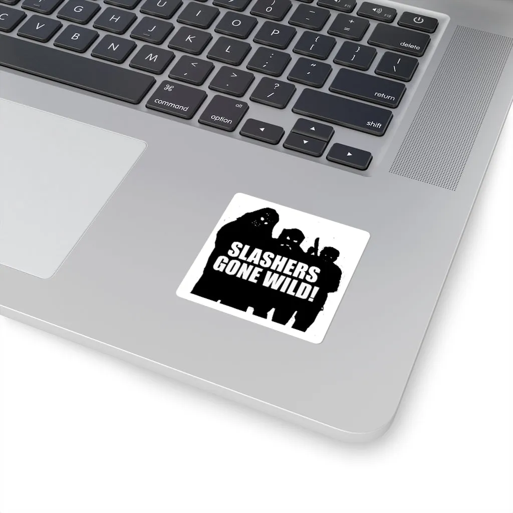 Slashers Gone Wild Square Stickers