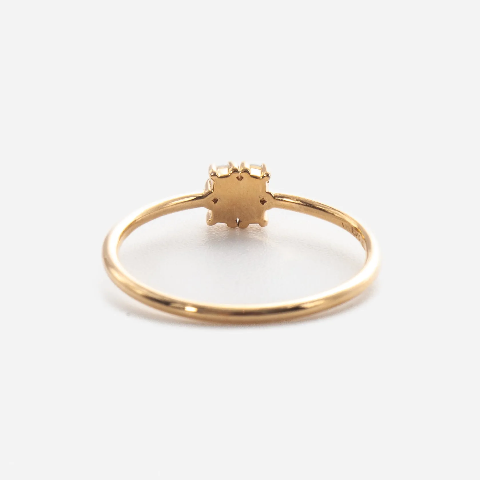Small Opal Lattice Ring