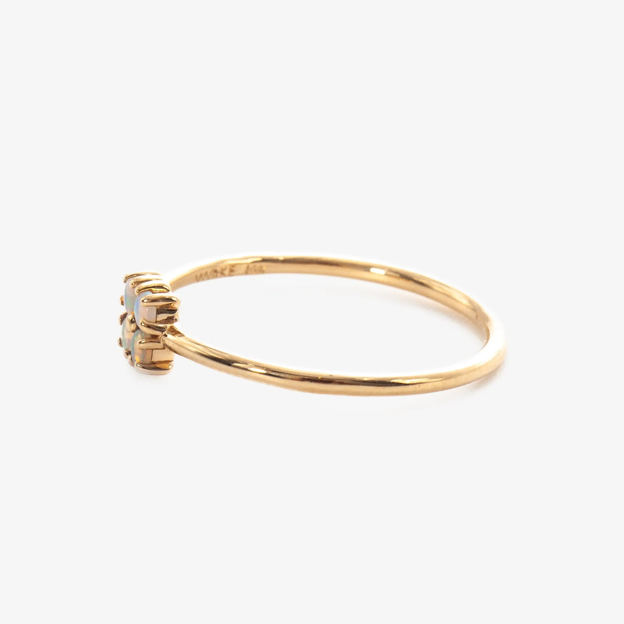 Small Opal Lattice Ring