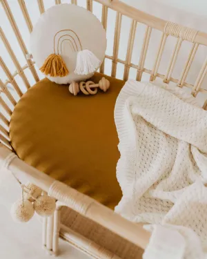 Snuggle Hunny Bassinet Sheet & Change Pad Cover - Bronze