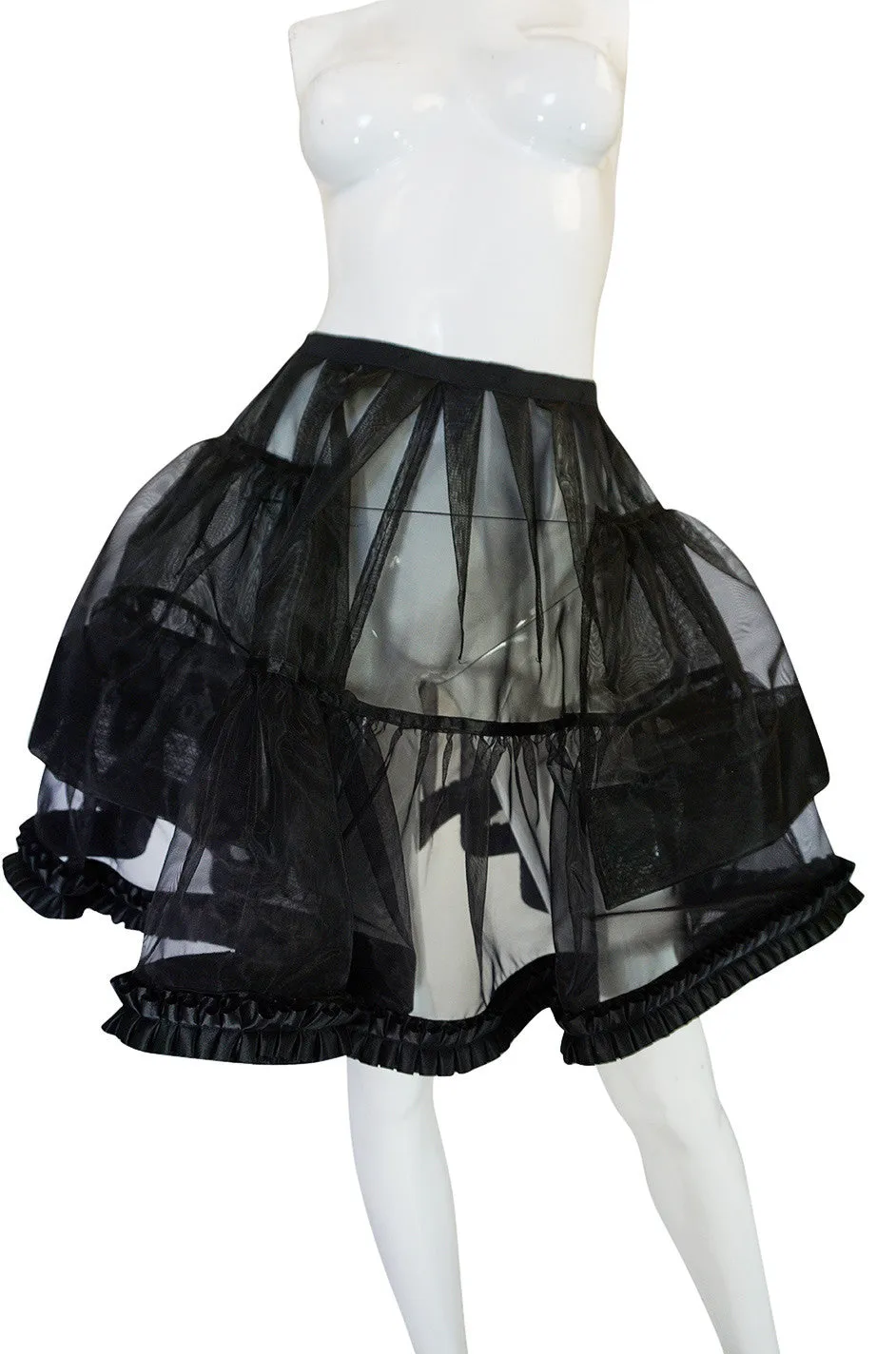 Spring 1988 Off Shoulder Christian Lacroix Floral Dress