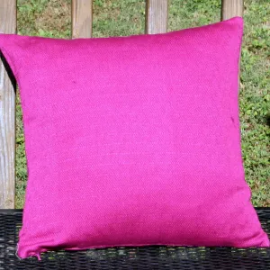 Square Pillow | Magenta Diamond