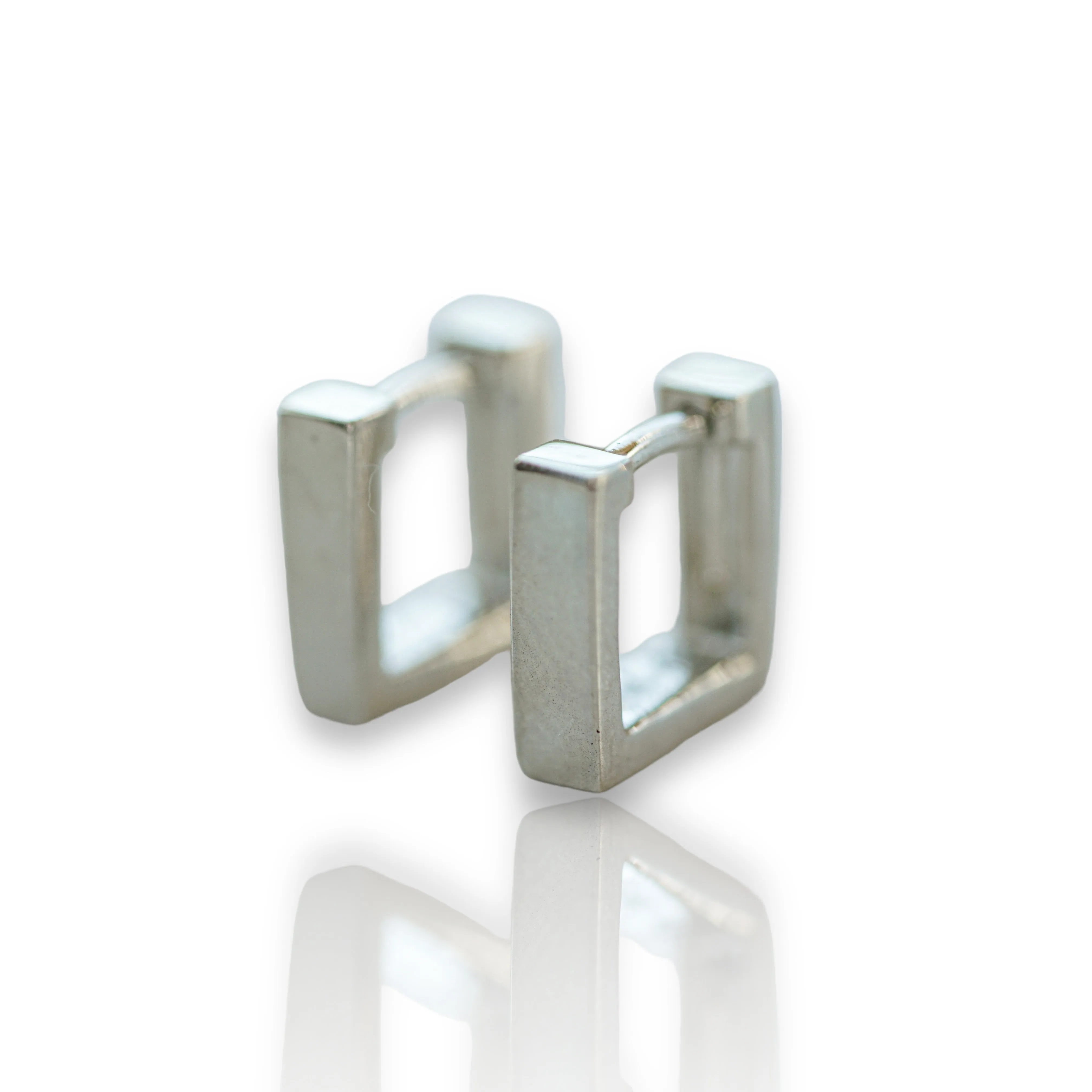Square Silver Huggies
