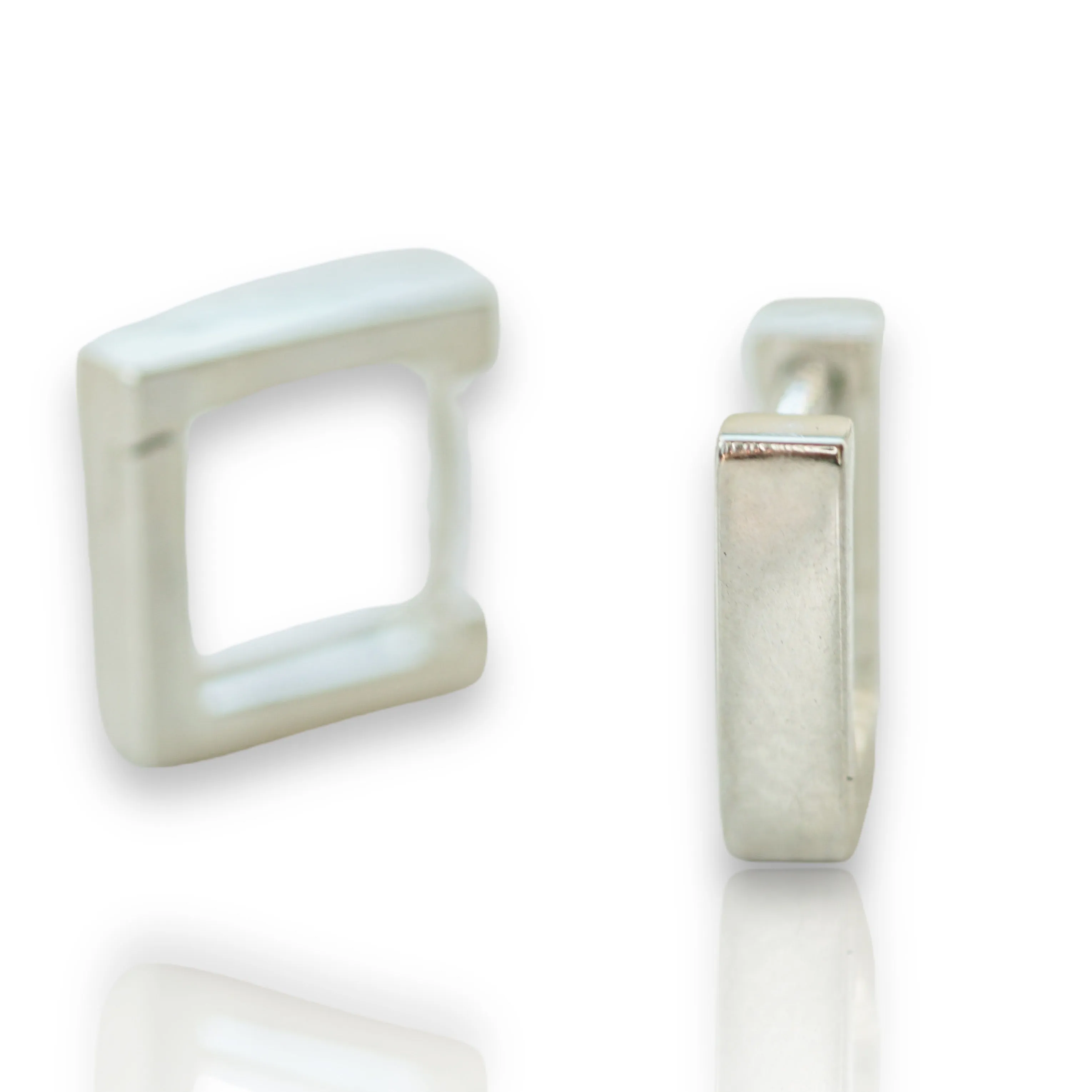 Square Silver Huggies