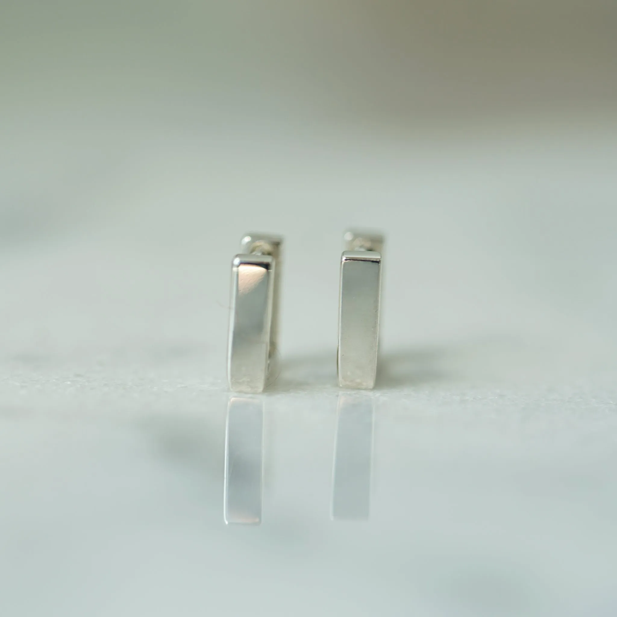 Square Silver Huggies