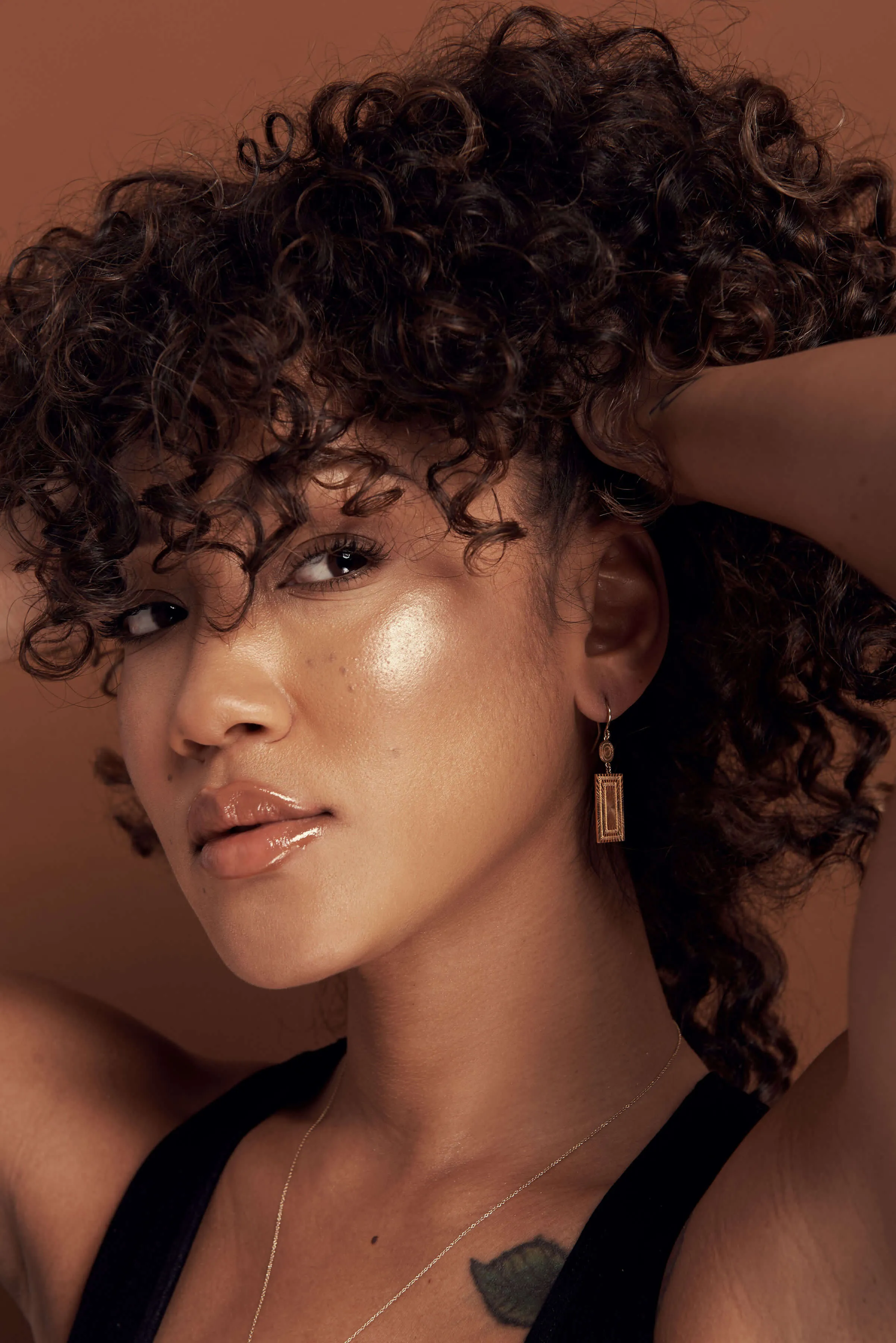 Stella Rectangle Drop Earrings