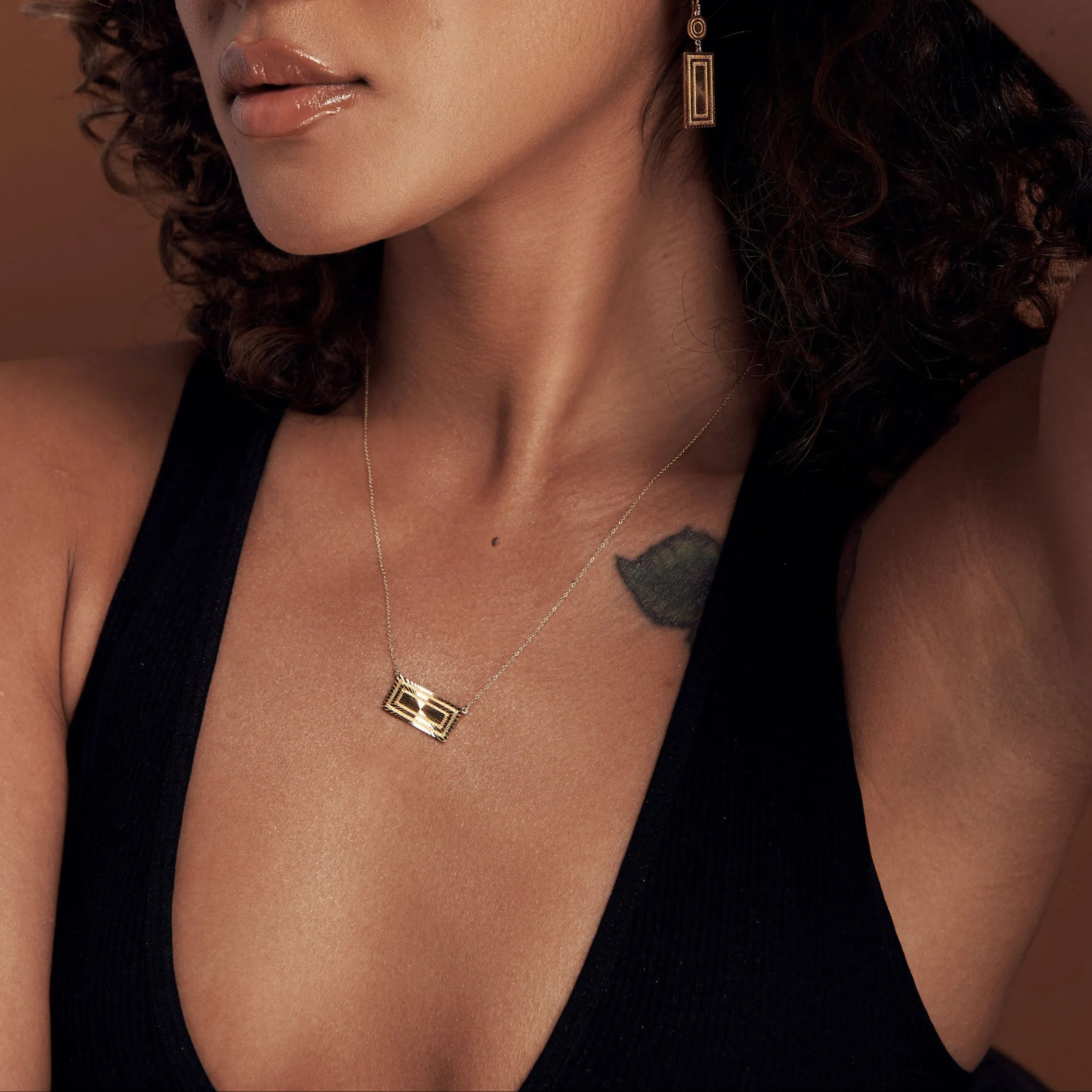 Stella Rectangle Necklace