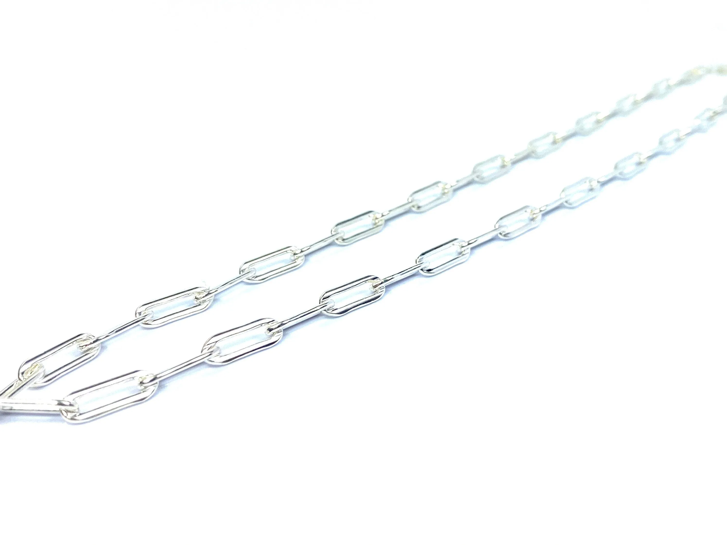 Sterling Silver 15mm X 5mm Elongated Cable Chain, Sku: SM35ILC-22