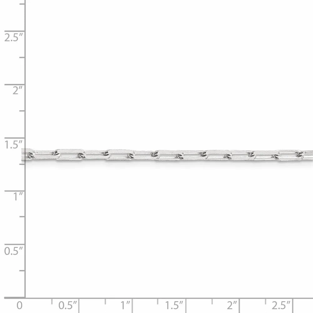 Sterling Silver 3.25mm Elongated Open Link Chain