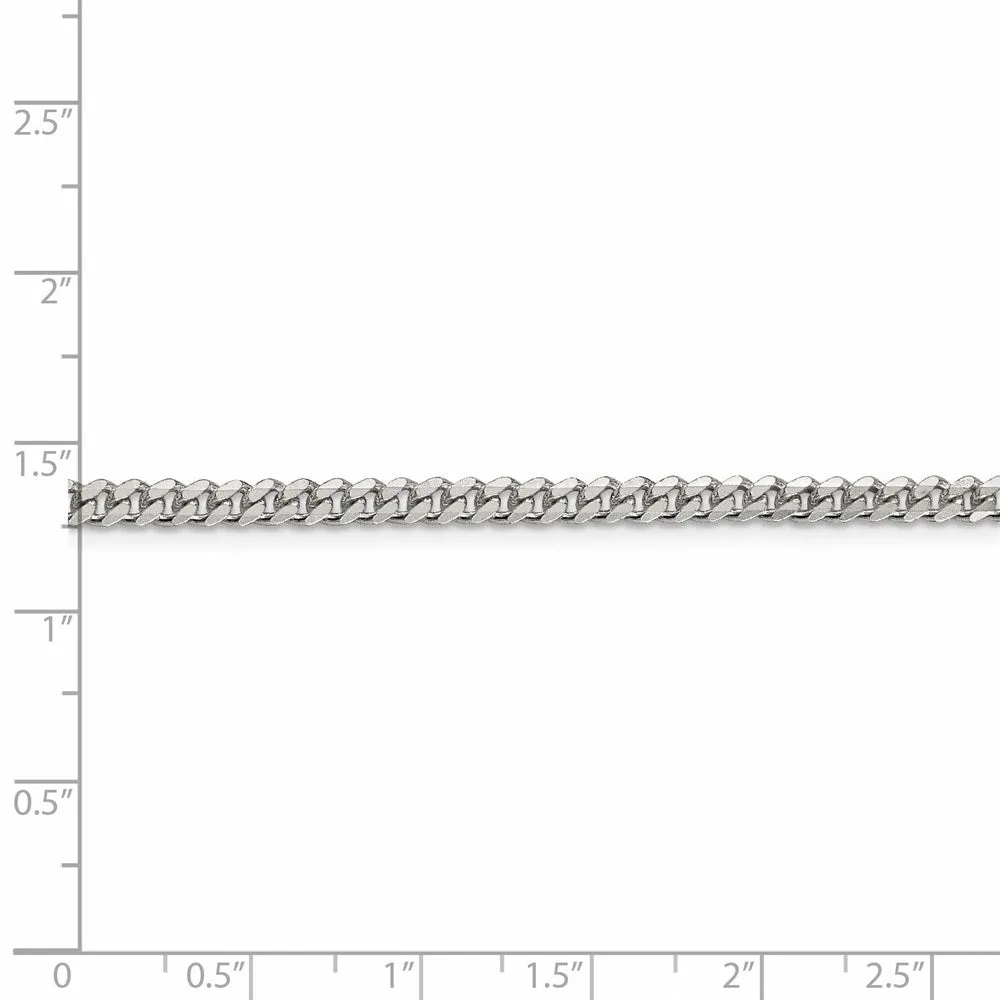 Sterling Silver 3.5mm Curb Chain