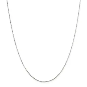 Sterling Silver 4-Sided D.C Mirror Box Chain