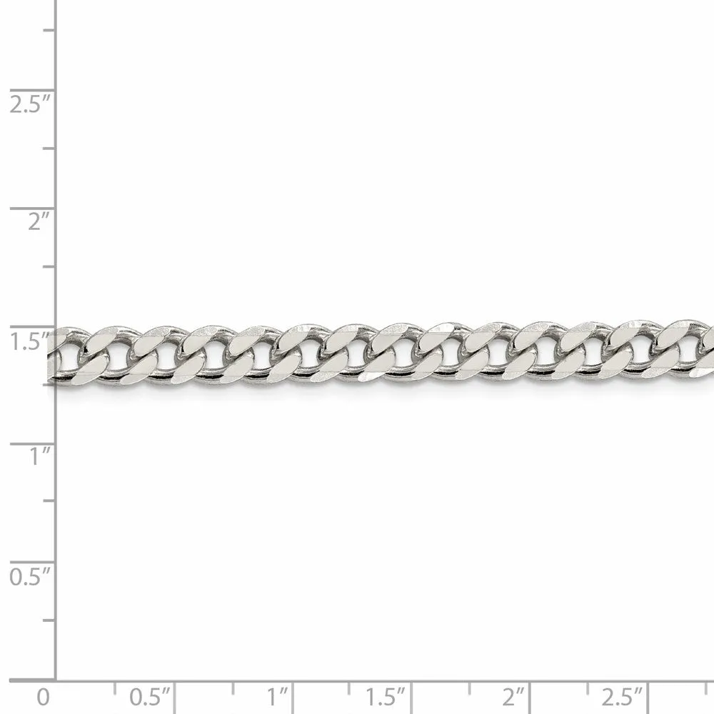 Sterling Silver 7mm Curb Chain