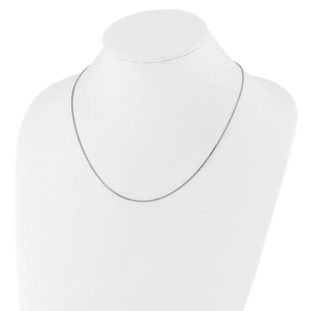 Sterling Silver Adjustable 1.15mm Box Chain