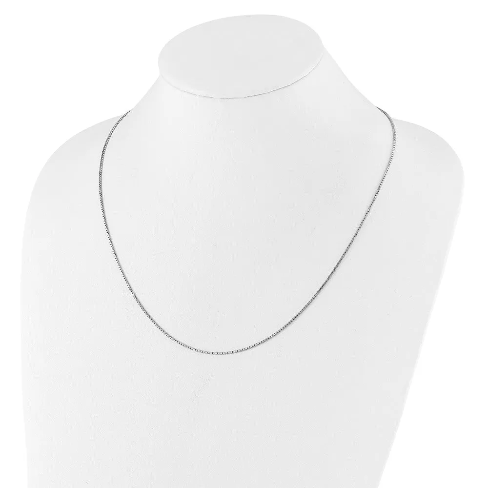 Sterling Silver Adjustable 1.15mm Box Chain