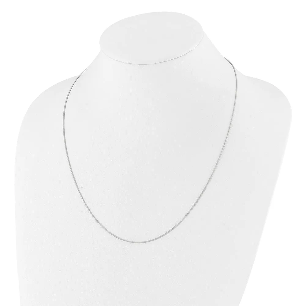 Sterling Silver Adjustable .95mm Snake Chain