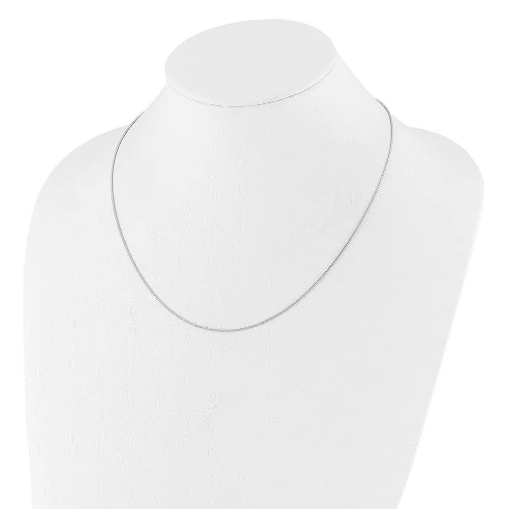 Sterling Silver Adjustable .95mm Snake Chain