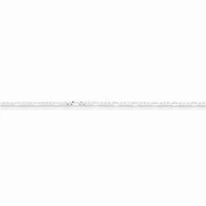 Sterling Silver Polished 1.5-mm Figaro Chain