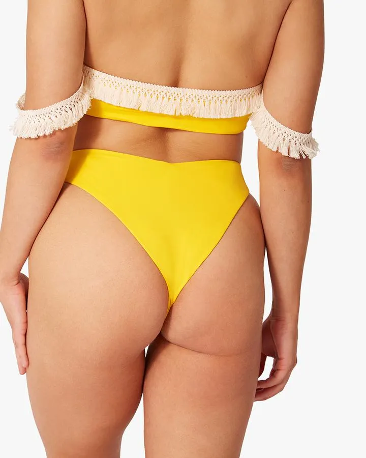 Tassle Top & Delilah Bottom - Saffron by We Wore What