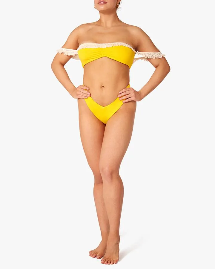 Tassle Top & Delilah Bottom - Saffron by We Wore What