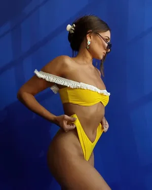 Tassle Top & Delilah Bottom - Saffron by We Wore What
