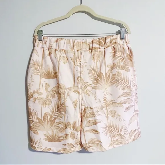 Ted Baker London - Light Pink Tropical Printed Shorts