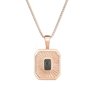 Tessa Cremation Necklace in 14K Rose Gold