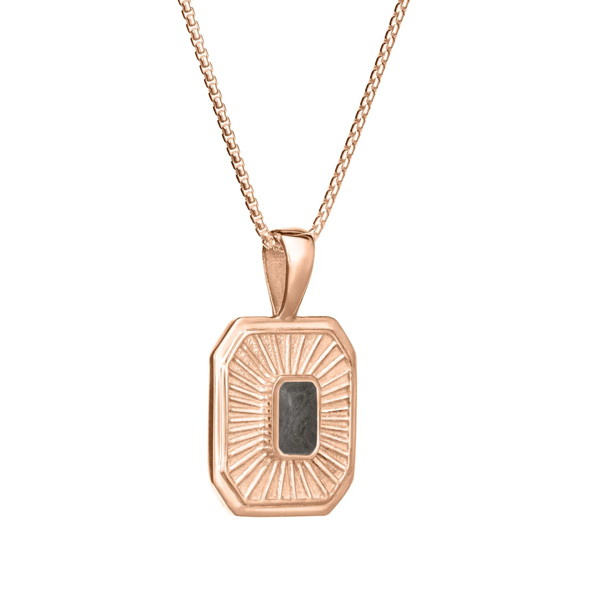 Tessa Cremation Necklace in 14K Rose Gold