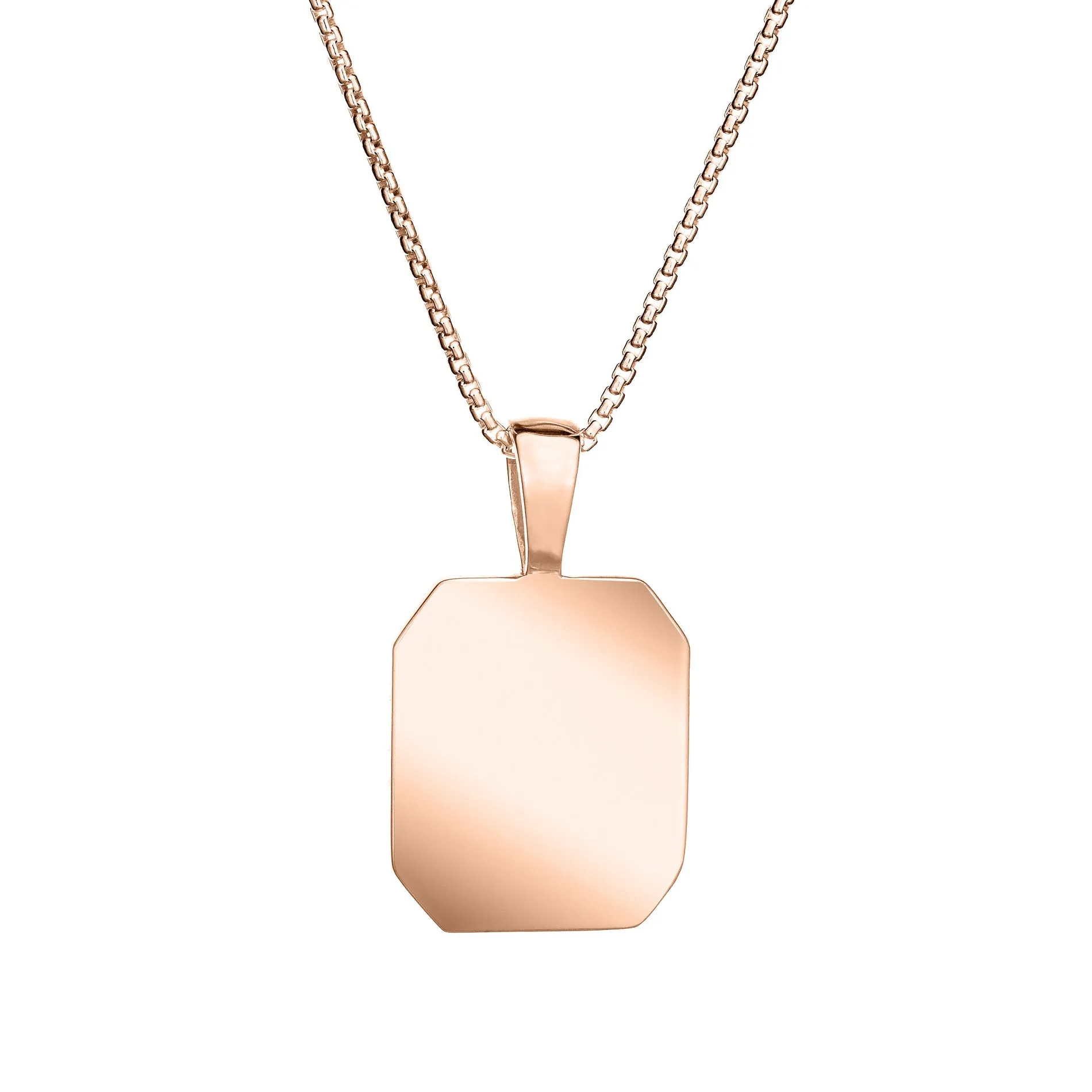 Tessa Cremation Necklace in 14K Rose Gold