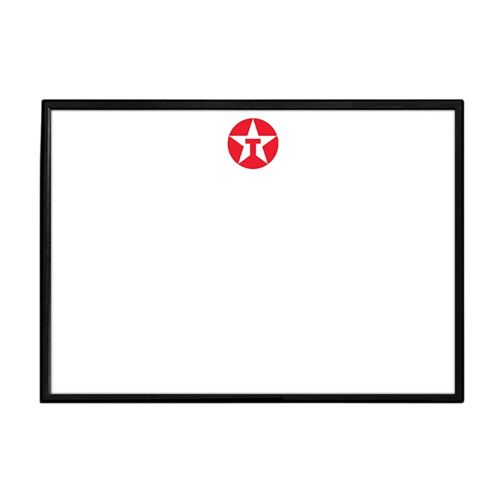Texaco: Framed Dry Erase Wall Sign