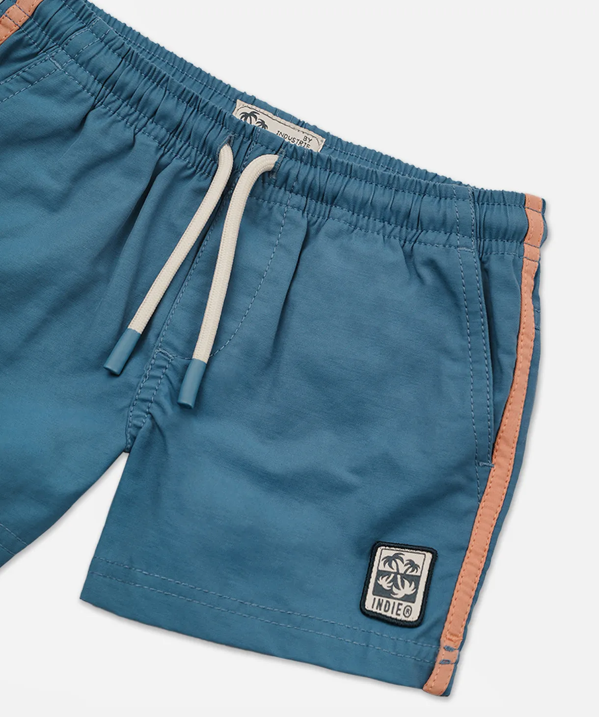 The All Day Stripe Swim Trunk - Cobalt