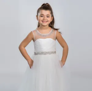 The American Princess Girls' White Dress