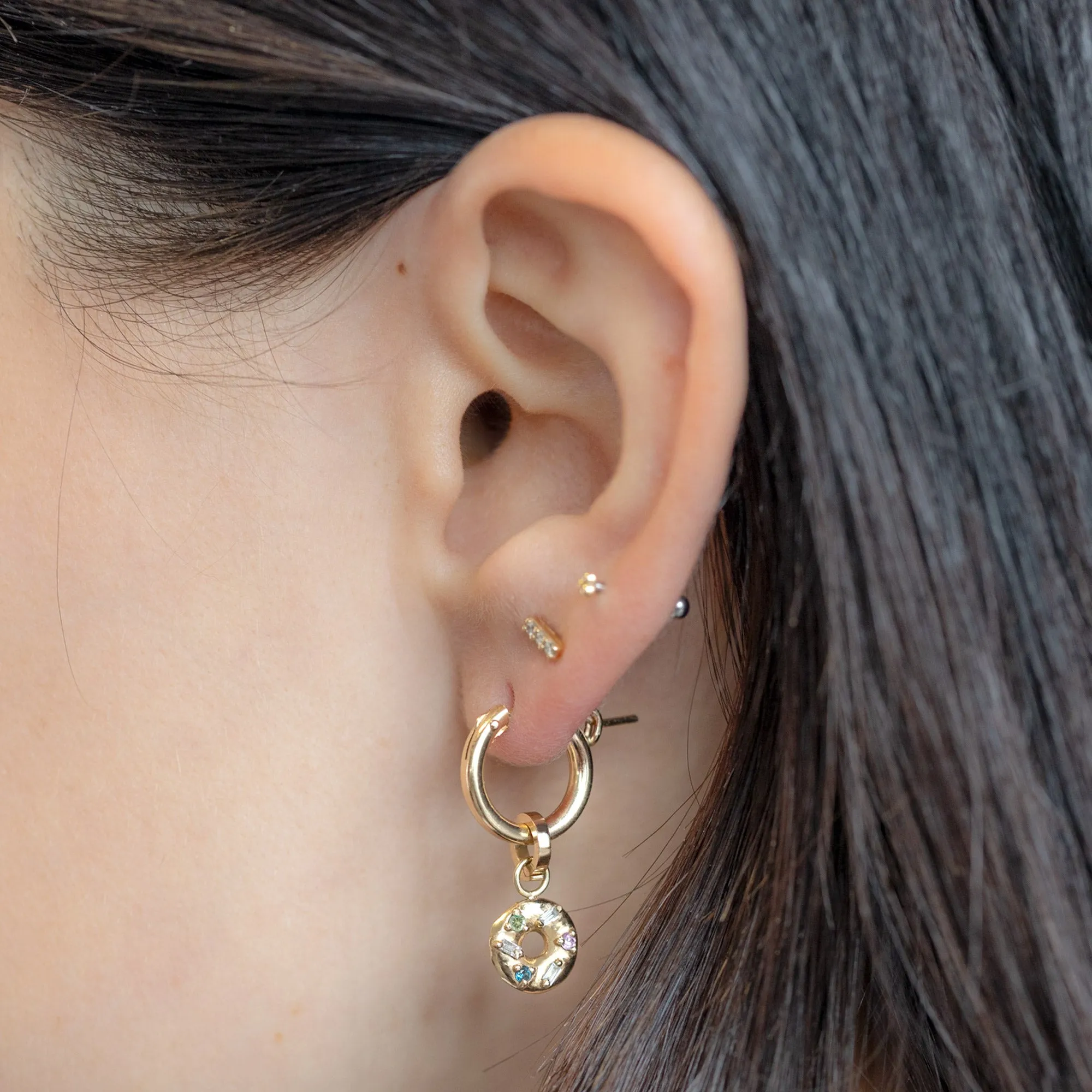 The Donut Charm | 10K Yellow Gold