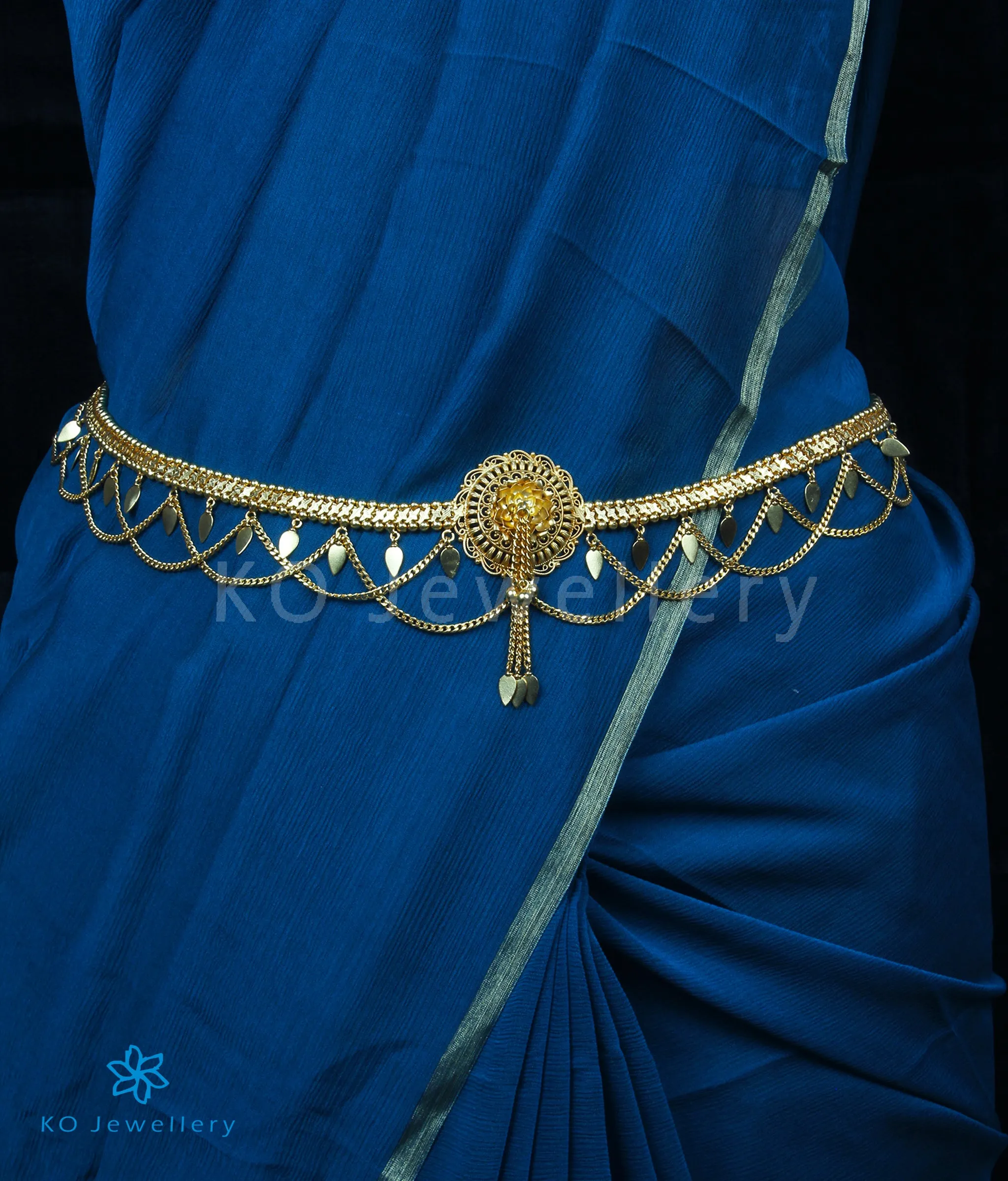 The Kritika Silver Bridal Waist-chain