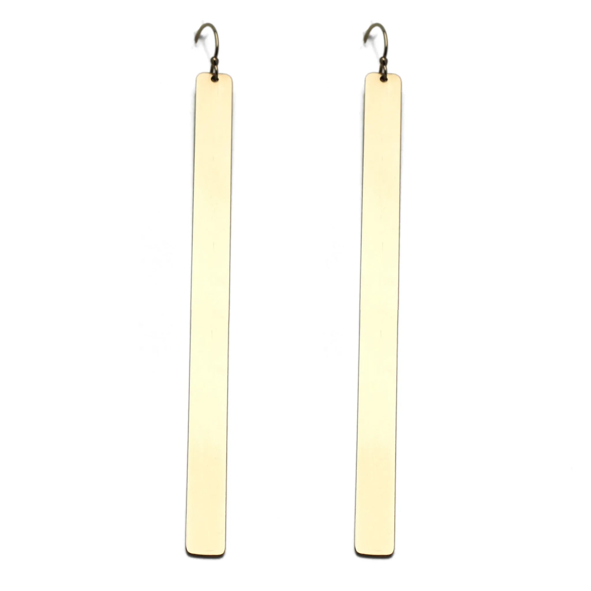 The Long Gold Bar Earrings