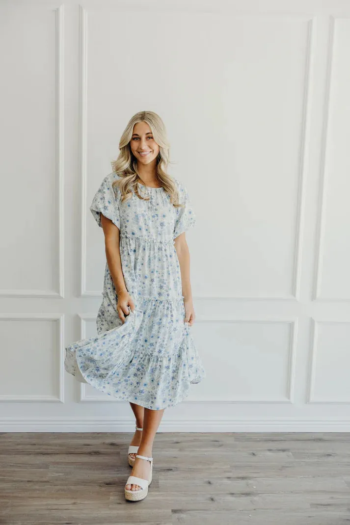 The Serena Dress in Berry Bliss