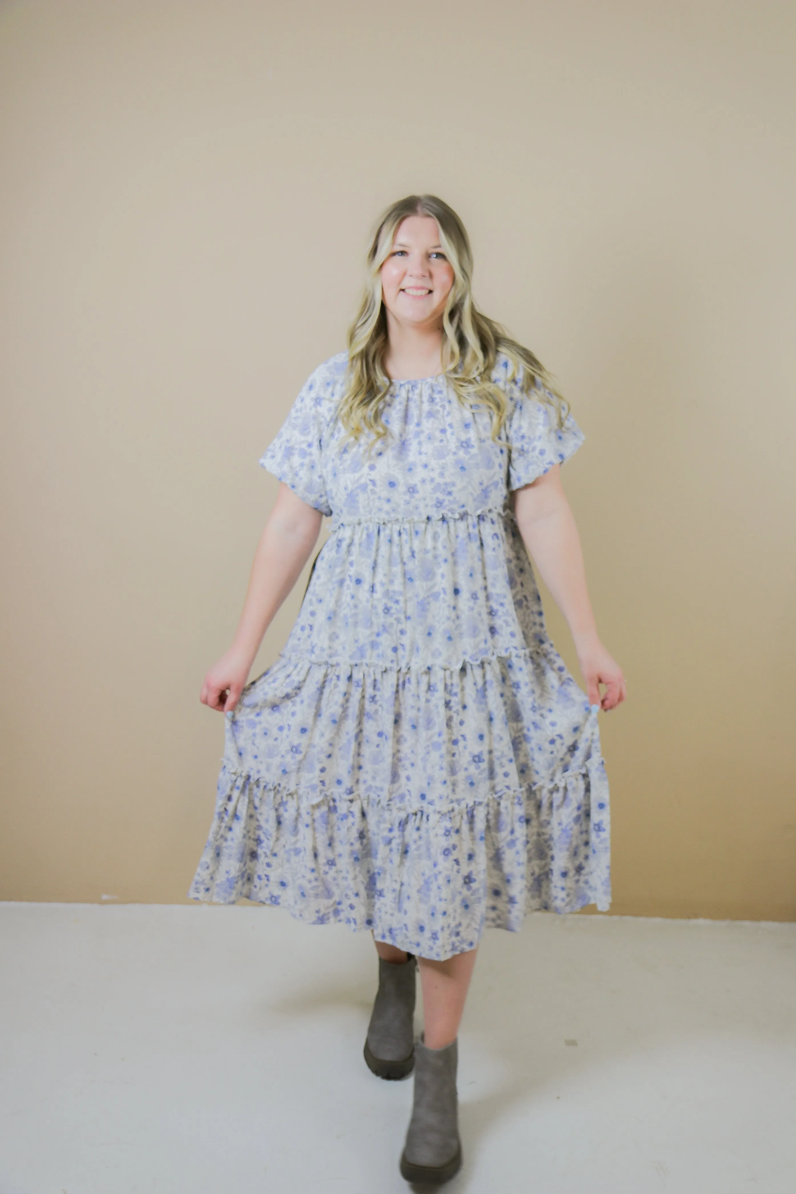 The Serena Dress in Berry Bliss