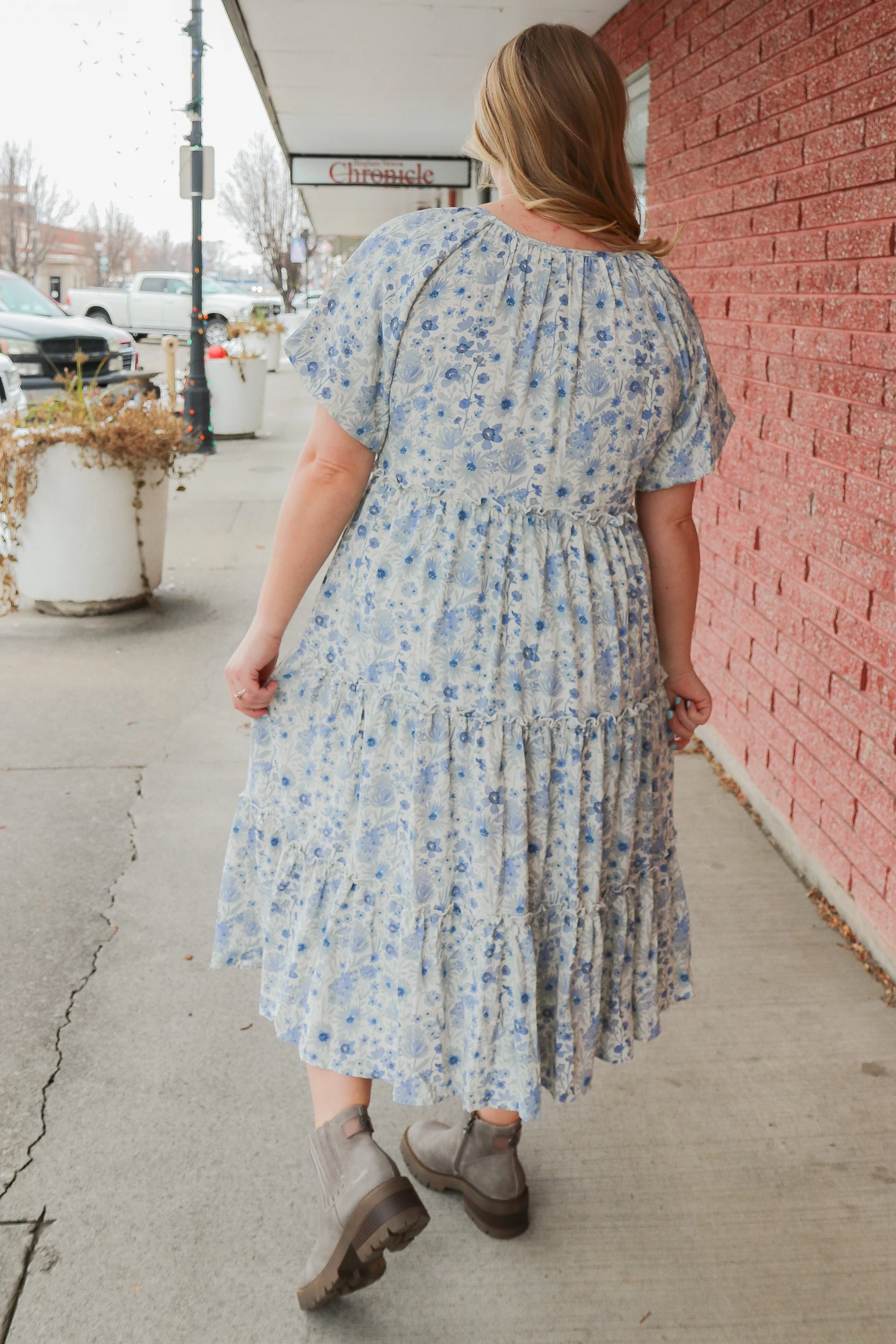 The Serena Dress in Berry Bliss